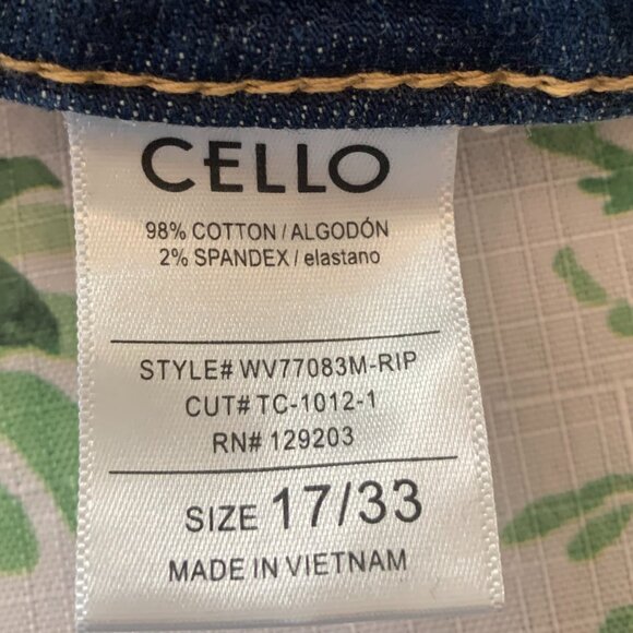 Cello High Rise Skinny Ankle Jeans (NWT) 17/33 - Picture 6 of 7